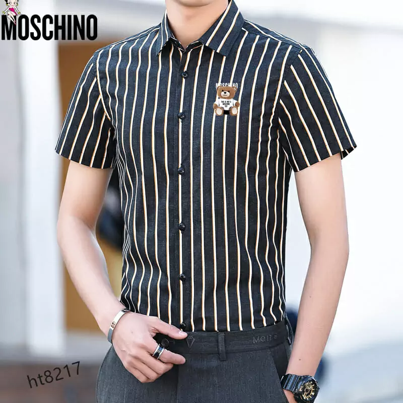 moschino chemises manches courtes pour homme s_a77366